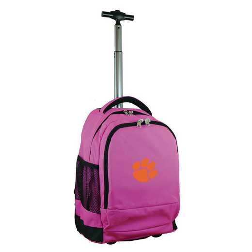 CLCLL780-PK: NCAA Clemson Tigers Wheeled Premium Backpack